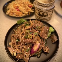 Fighting Fish Thai Cuisine - Spicy beef salad