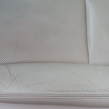 Pioneer Leather Restoration - This is my 2010 Lexus LS460L driver seat before. - Furniture Reupholstery Near Me - Orange, California Pioneer Leather Restoration - This is my 2010 Lexus LS460L driver seat before. - Furniture Reupholstery Near Me - Orange, California