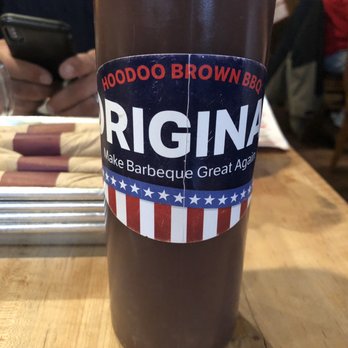Hoodoo Brown BBQ - LOL! BBQ sauce is good -Label is Hilarious - Barbeque Near Me - Ridgefield, Connecticut