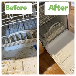 Greenhouse Cleaning Service - Interior dishwasher cleaning