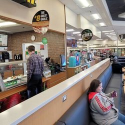 Pilot Travel Center - Subway cinnabon and the pilot hot bar