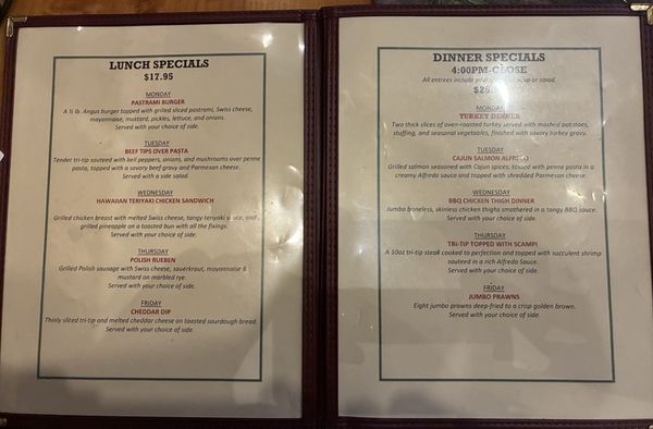 Menu photo 1 Granzella's Restaurant Williams, CA