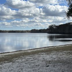 Silver Lake Campground Withlacoochee State Forest - This is a large lake by Florida standards