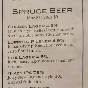 Spruce on Blackbridge - Beer and cider - Mediterranean Near Me - York, Pennsylvania