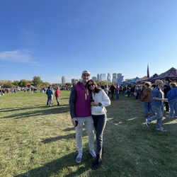 The view of the city you get when at the event
