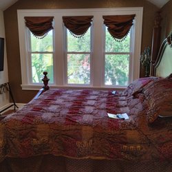 Kapp & Kappy B&B - Dancing Horse Room has a King bed. Coffee bar, TV, private bath w/ shower, mini fridge and free wifi