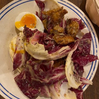 La Popotière - Salade césar au radicchio, œufs, croutons, anchois - Bistros Near Me - Paris, 75