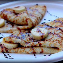 Cafe Transilvania - Crepes with bananas and Nutella