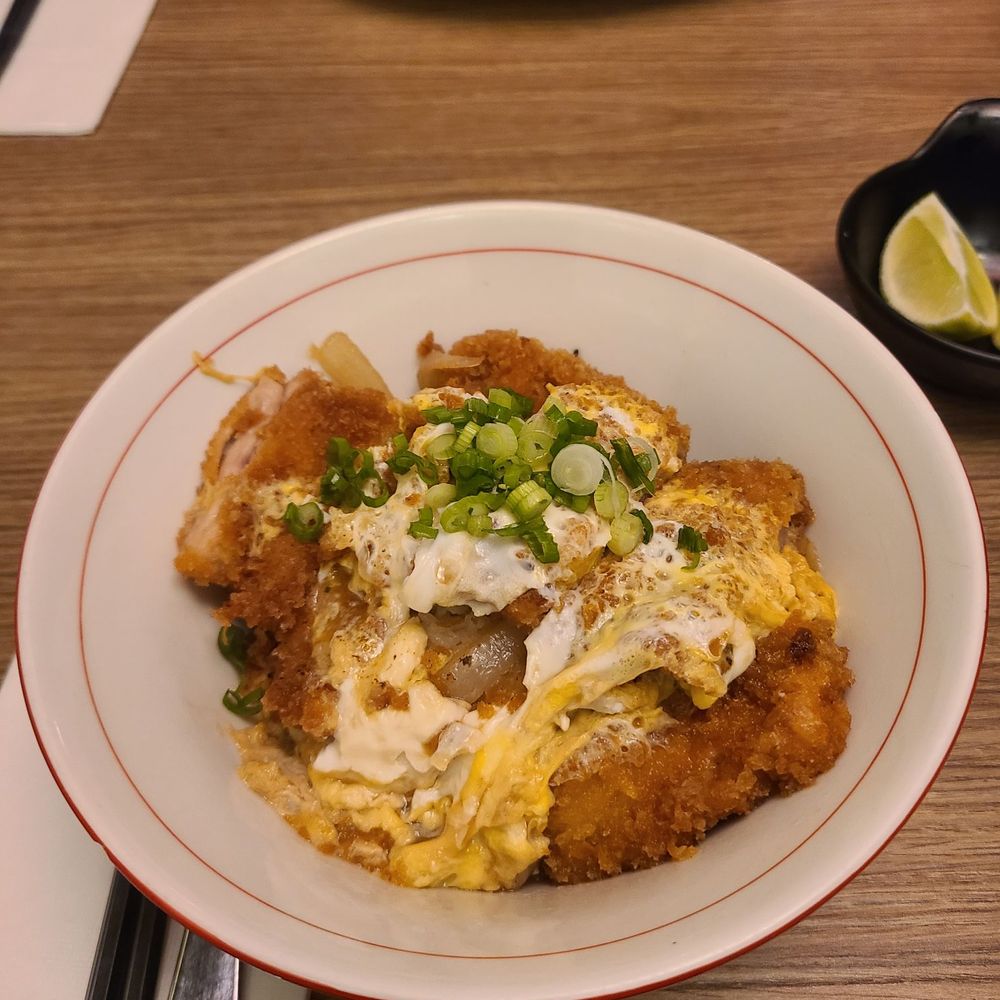 Katsu don with chicken Katsu don with chicken