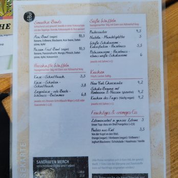 SANDHAFEN - Dessert menu - Beach Bars Near Me - Kiel, SH
