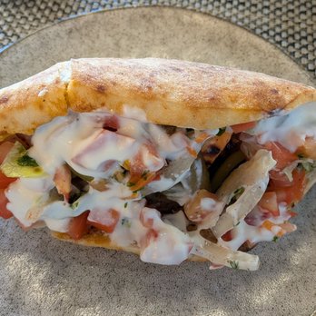 Dinar Restaurant - Iraqi Chicken Tikka sandwich - Mediterranean Near Me - Manchester, Missouri