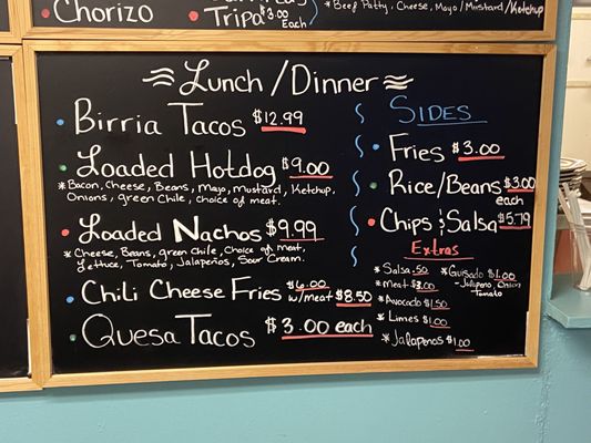 Menu photo 7 Lobo Taco Albuquerque, NM