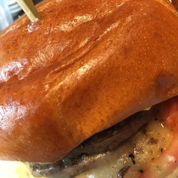 Urbana Craeft Kitchen - Close up of bison burger - Breakfast & Brunch Near Me - Bloomington, Minnesota