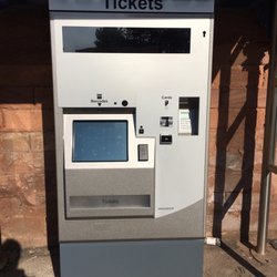 Uddingston Railway Station - Brand new contactless ticket machine, pin pad at a normal height now too!