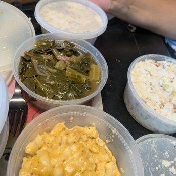 My Father's BBQ - Nasty Mac and cheese greens taste bitter the nasty bacon potatoes  salad - Southern Near Me - Carson, California