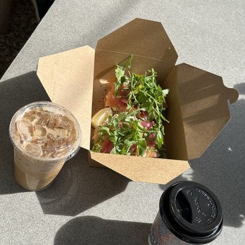 MoonGoat Coffee Roasters - Smoked salmon breakfast bagel - Coffee & Tea Near Me - Irvine, California
