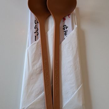 KINTON RAMEN VAUGHAN - Utensils. The spoons are awesome! - Ramen Near Me - Vaughan, Ontario KINTON RAMEN VAUGHAN - Utensils. The spoons are awesome! - Ramen Near Me - Vaughan, Ontario