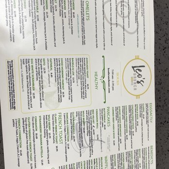 Leo's Brunch House - Menu - Breakfast & Brunch Near Me - Little Elm, Texas Leo's Brunch House - Menu - Breakfast & Brunch Near Me - Little Elm, Texas