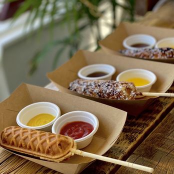Devons Waffles And Espresso - Corn dog, Cinnamon swirl, Blueberry corn bread - Waffles Near Me - Ennis, Montana Devons Waffles And Espresso - Corn dog, Cinnamon swirl, Blueberry corn bread - Waffles Near Me - Ennis, Montana