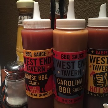 West End Tavern - All three west End sauces - New American Near Me - Boulder, Colorado West End Tavern - All three west End sauces - New American Near Me - Boulder, Colorado