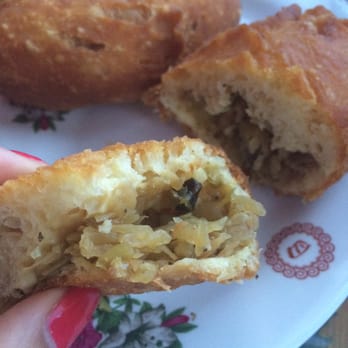 European Foods - Piroshki - cabbage filling. Best one I have tried - International Grocery Near Me - Seattle, Washington European Foods - Piroshki - cabbage filling. Best one I have tried - International Grocery Near Me - Seattle, Washington