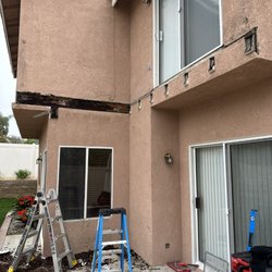 Gilly’s Handyman Service - Upstairs wood patio/porch remodel in progress