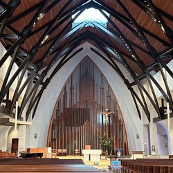 Our Lady Queen of Angels Catholic Church - Morning service with all my friends.
