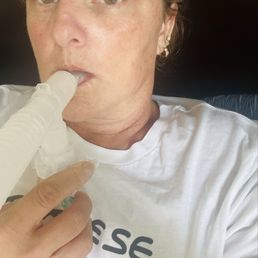 Finally getting the breathing machine medication after waiting 48 hours for it to come in stock.