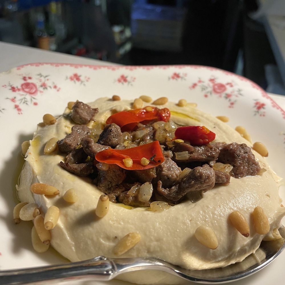 Villa Yara - Lamb hummus - Mediterranean Near Me - Washington, DC, District of Columbia