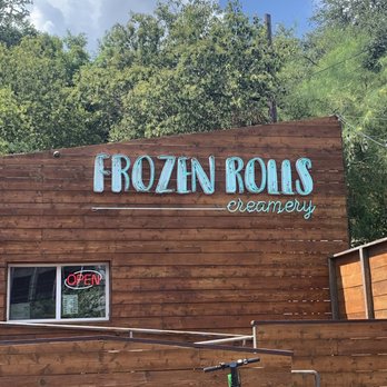 Frozen Rolls Creamery - Outside - Desserts Near Me - Austin, Texas