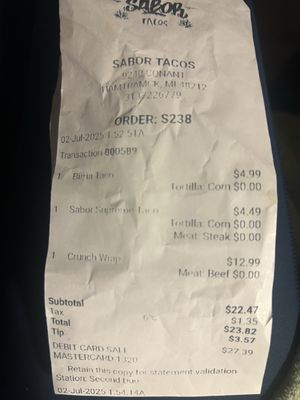 Sabor Tacos by null