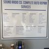 Sound Radio Company Complete Auto Repair gift card