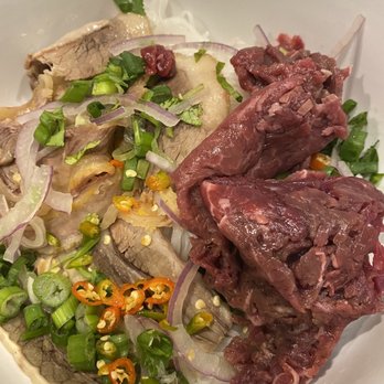 Pho 54 - Takeout P1. Pho Special (Pho Dac Biet) - Vietnamese Near Me - Houston, Texas