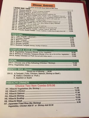 Menu photo 1 Sushi House Morrisville, PA Menu photo 1 Sushi House Morrisville, PA