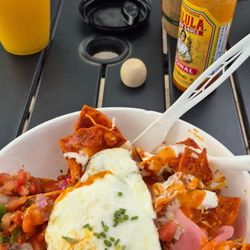 Morning Glory Cafe - Chilaquiles !!
