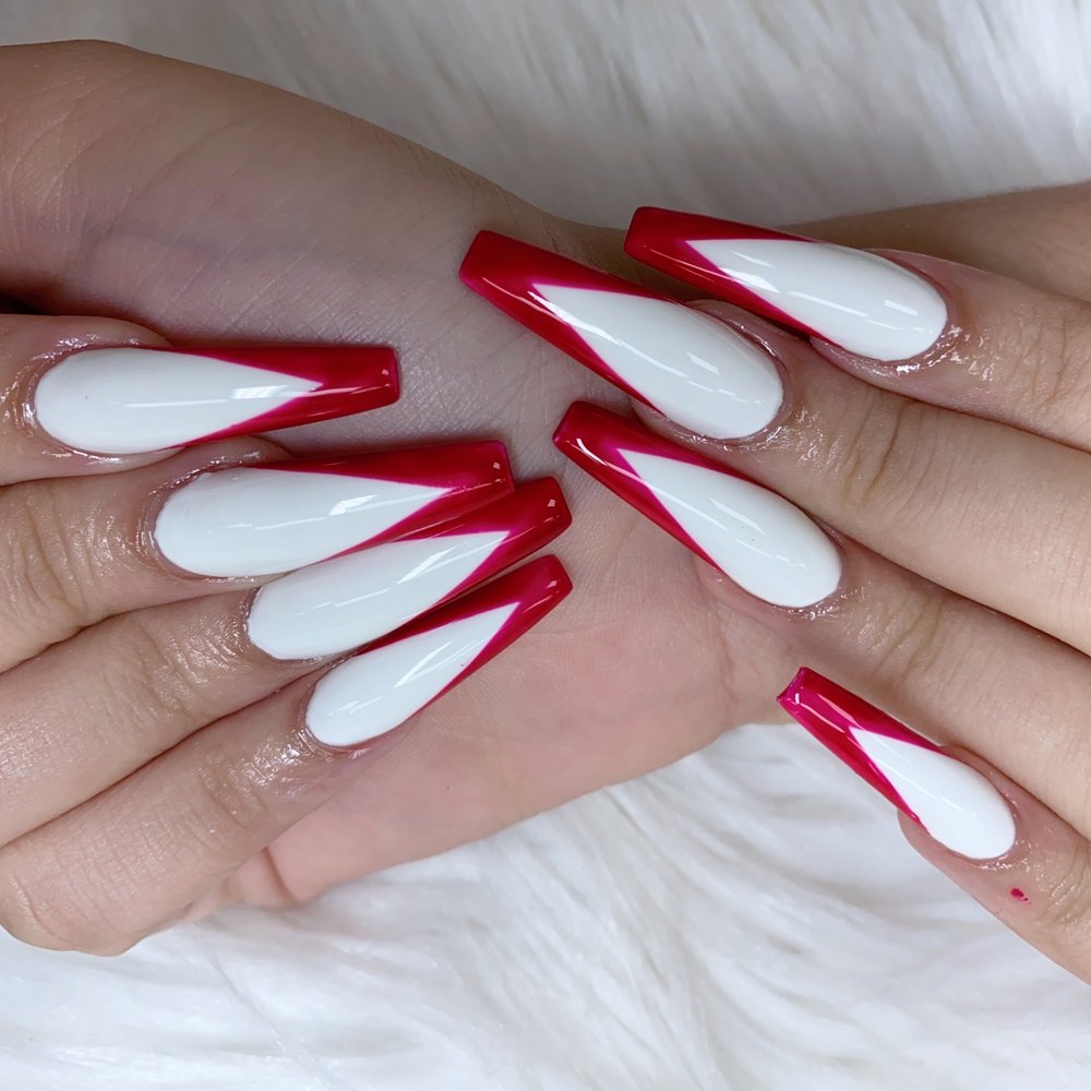 Ivy's Nails & Spa - V French tip by John - Nail Salons Near Me - Temecula, California