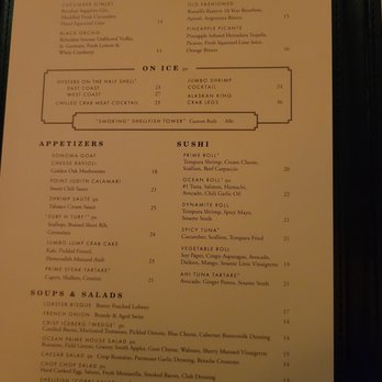 Ocean Prime - Menu - Cocktail Bars Near Me - Philadelphia, Pennsylvania