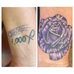 Philthy Clean Tattoo & Piercings #3 - Before and after cover up- Marshall Epperson