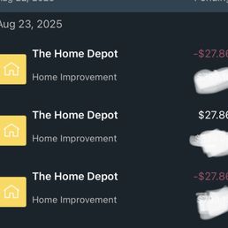 Shows a refund and also another transaction pending I will wait until Monday to get this fixed.