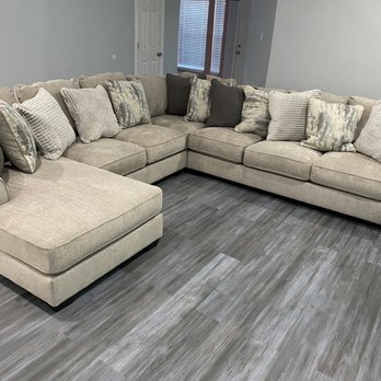 Universal Furniture Store - Love this neutral color sectional sofa.  Goes well with my new floor. - Furniture Stores Near Me - Kenner, Louisiana