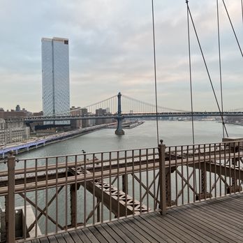 Brooklyn Bridge - Looking at Manhattan Bridge from Brooklyn Bridge - Landmarks & Historical Buildings Near Me - Brooklyn, New York