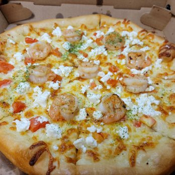 Severina - Shrimp goat cheese pizza.. delish - Pizza Near Me - Pittsburgh, Pennsylvania
