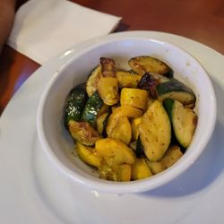 The Cary Pub - Zucchini and squash, excellent seasoning, hot freshly sauteed.