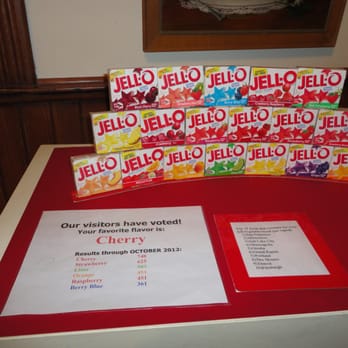 Jell-O Gallery - Ongoing survey of visitors - Which Jello is your favorite? - Museums Near Me - Le Roy, New York