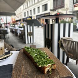 Chives toast