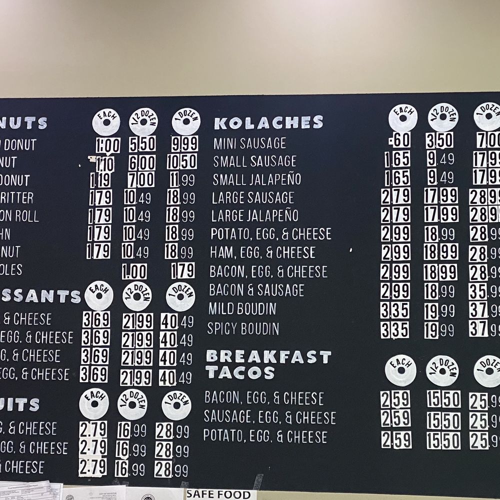 Morning Donut Cafe - Menu - Donuts Near Me - Houston, Texas Morning Donut Cafe - Menu - Donuts Near Me - Houston, Texas