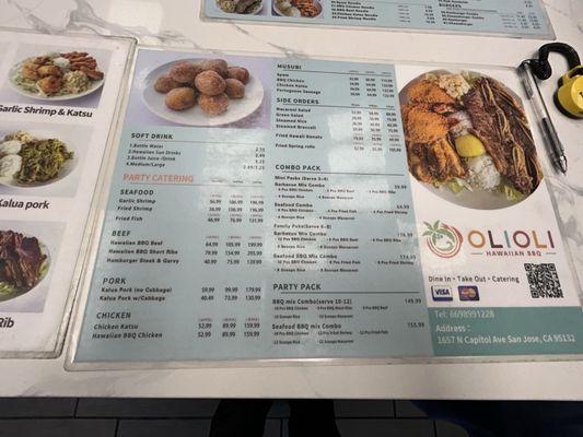 Menu photo 5 Olioli Hawaiian BBQ San Jose, CA Menu photo 5 Olioli Hawaiian BBQ San Jose, CA
