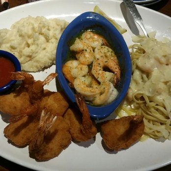 Red Lobster - Seaside Shrimp Trio... DELICIOUS - Seafood Near Me - Eugene, Oregon