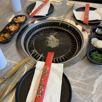 Chako Korean BBQ & Hot Pot - Shared burner for Korean bbq - Korean Near Me - Livermore, California