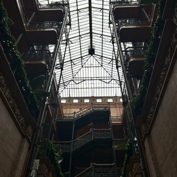The Bradbury Building - Look up to the atrium - Landmarks & Historical Buildings Near Me - Los Angeles, California The Bradbury Building - Look up to the atrium - Landmarks & Historical Buildings Near Me - Los Angeles, California
